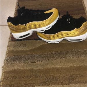 Nike Air Max 95 black and gold